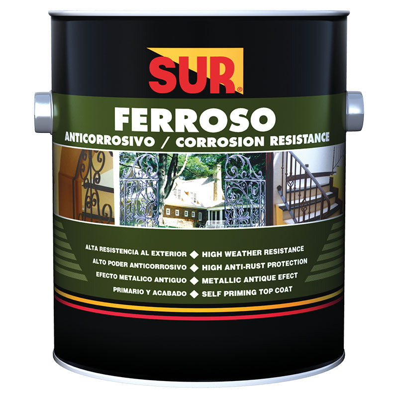 Anticorrosivo Ferroso negro 1 gal SUR