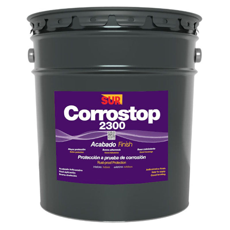 Anticorrosivo aceite Corrostop 2300 rojo satinado 5 gal SUR