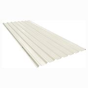 Lámina techo rectangular acero # 26 0.38 mm 107 x 183 cm blanca Metalco