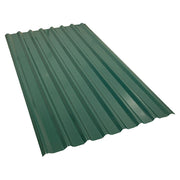 Lámina techo rectangular hierro # 26 0.46 mm 106 x 366 cm verde metalco