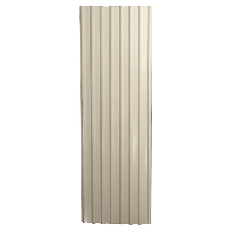 Lámina techo rectangular hierro # 26 0.46 mm 106 x 305 cm blanco metalco