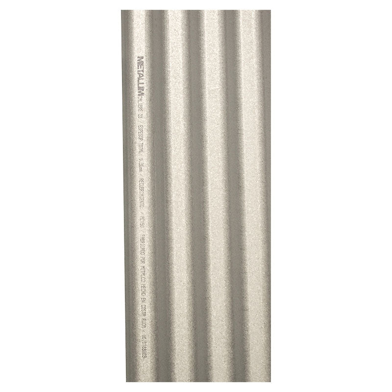 Lámina techo ondulada hierro # 26 0.46 mm 81 x 366 cm metalum metalco