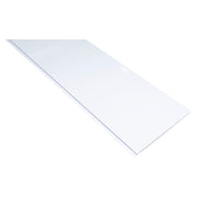 Tablilla plástica 590 x 20 cm 6 mm blanca
