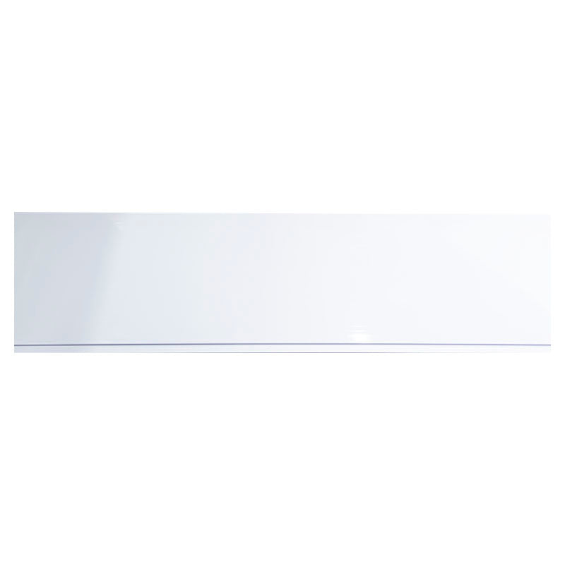 Tablilla plástica 590 x 20 cm 6 mm blanca