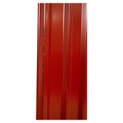 Lámina techo rectangular hierro # 26 0.46 mm 106 x 244 cm rojo metalco