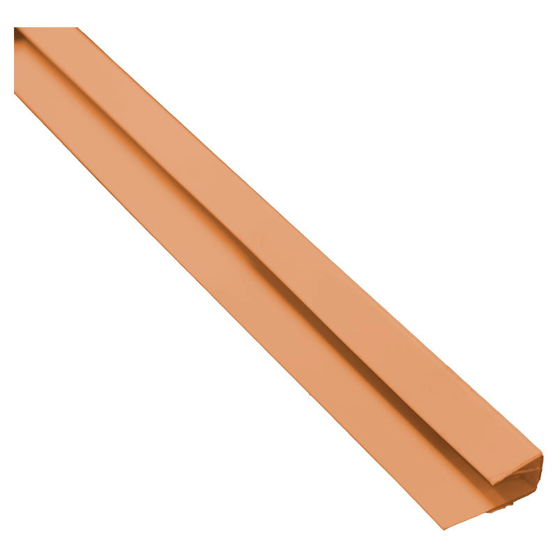 Terminal para tablilla plástica 590 cm 7,5 mm caoba
