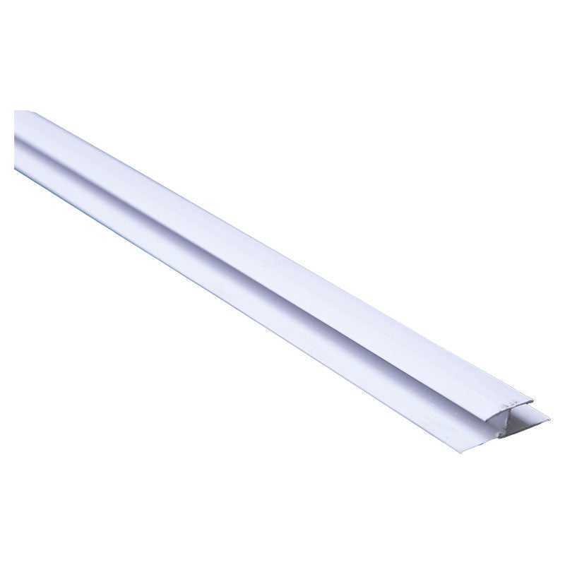 Unión para tablilla plástica 590 cm 7,5 mm blanca