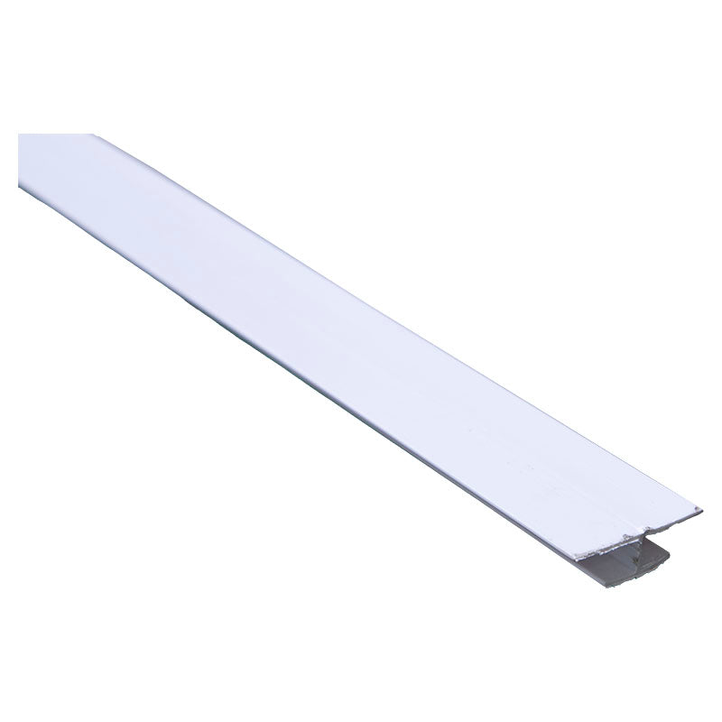 Unión para tablilla plástica 590 cm 7,5 mm blanca