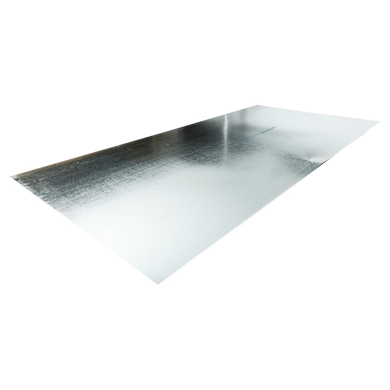 Lámina zinc liso galvanizado #26 120 x 244 cm