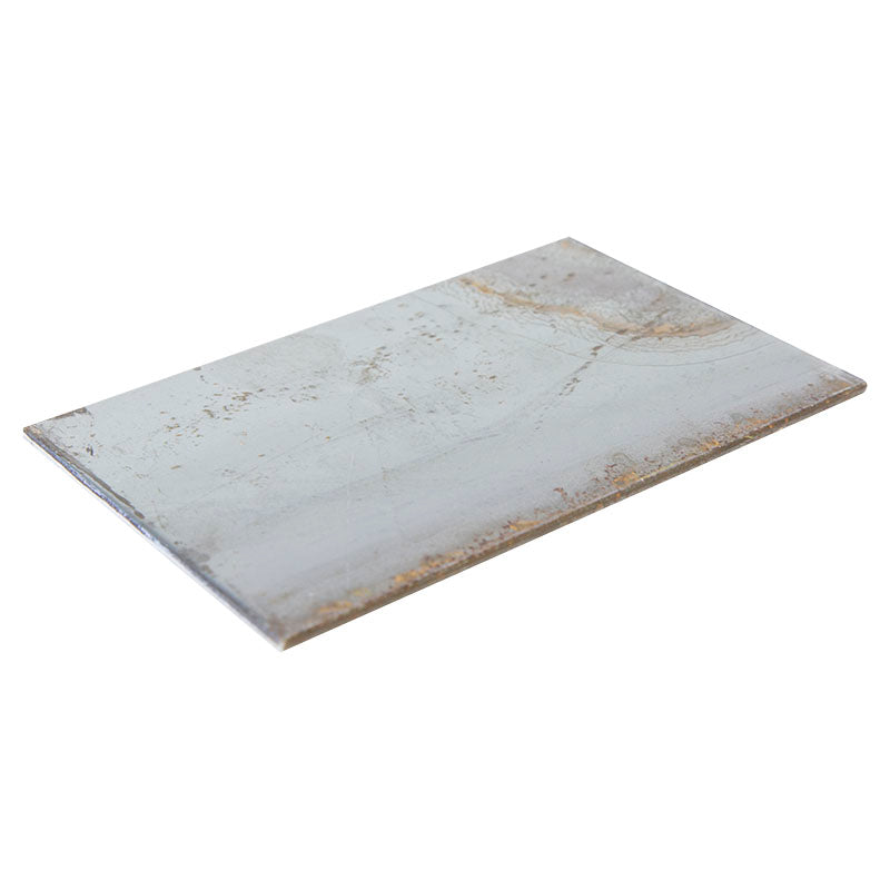 Placa hierro negro 1/8" 10 x 15 cm sin perforaciones