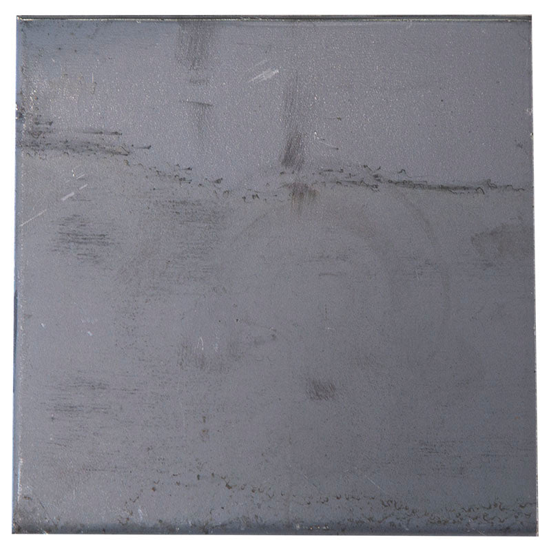 Placa hierro negro 1/8" 15 x 15 cm sin perforaciones