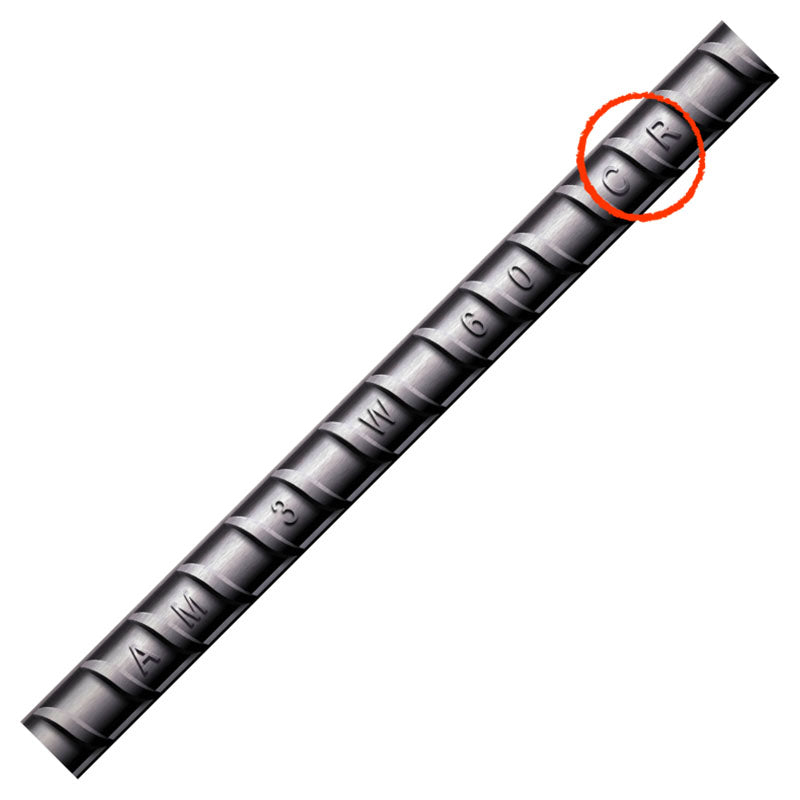 Varilla construcción nacional deformada #3 (3/8") grado 60- 6 m de largo