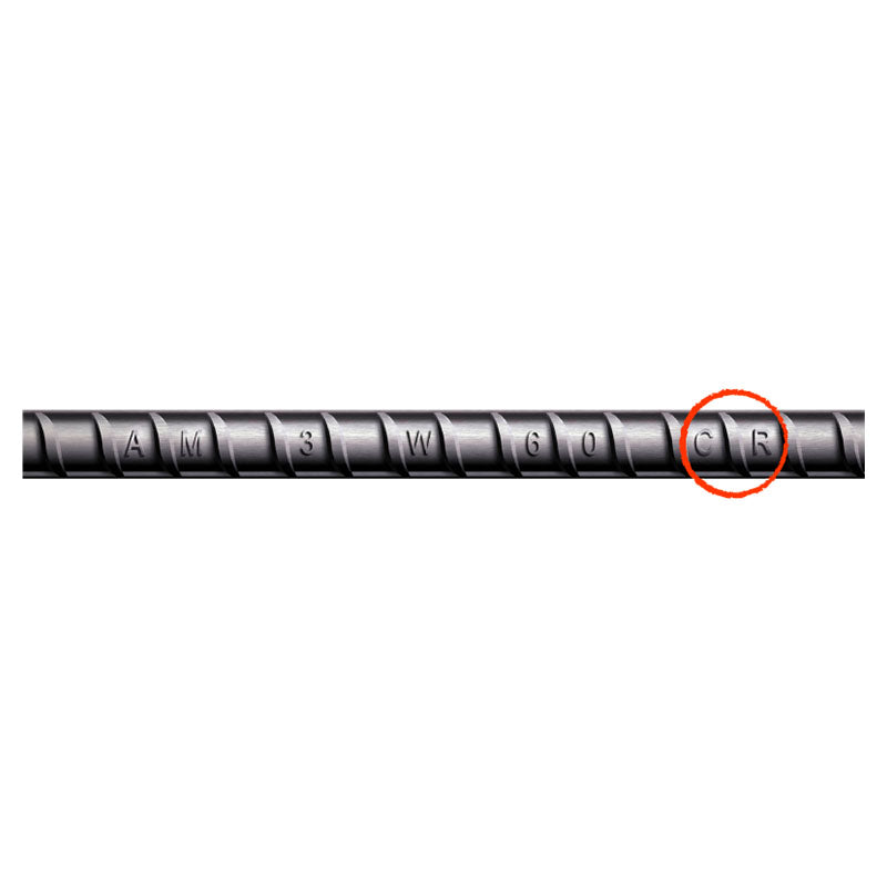 Varilla construcción nacional deformada #3 (3/8") grado 40- 6 m de largo