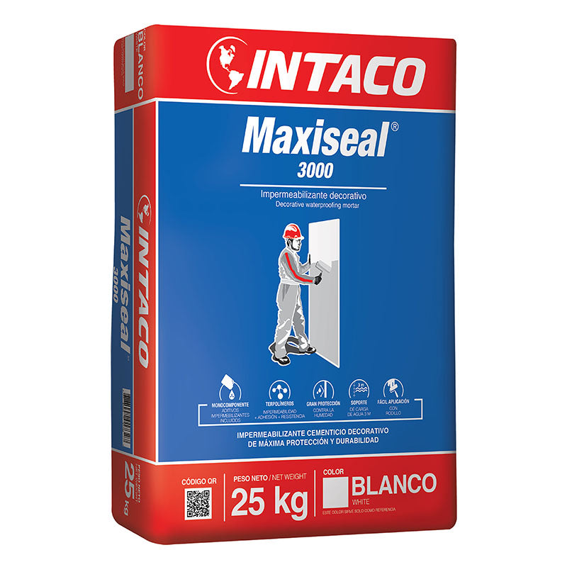 Impermeabilizante Maxiseal 3000 blanco 25 kg