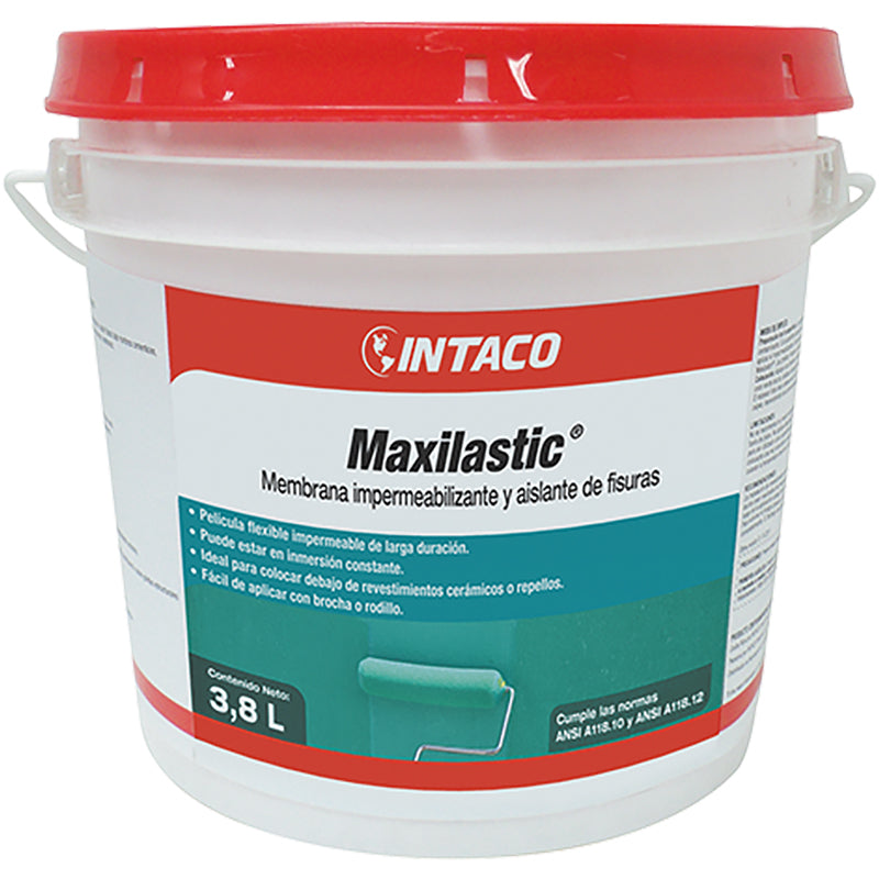 Membrana impermeabilizante y aislante de fisuras Maxilastic 3,8 litros