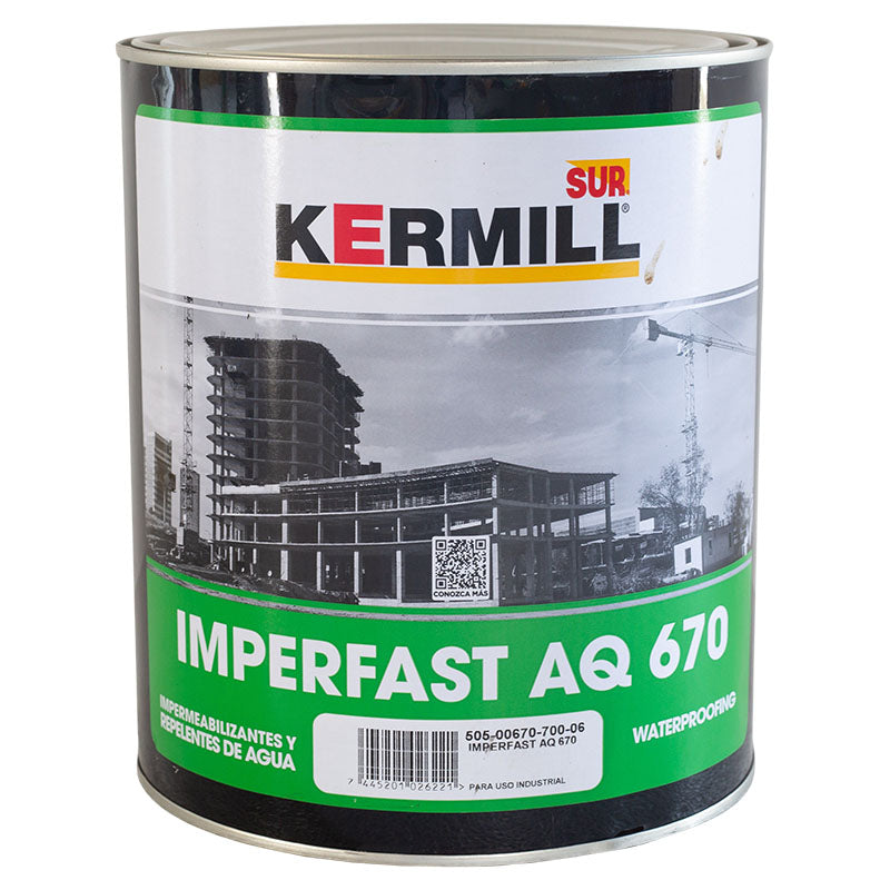 Impermeabilizante base agua para superficies Imperfast AQ670 1 Gal