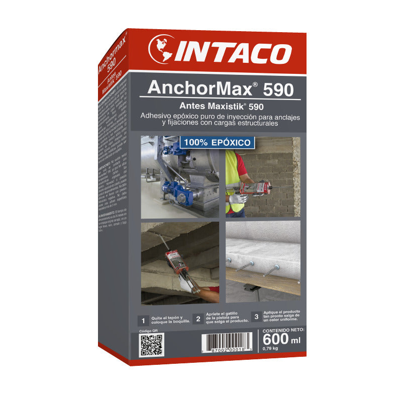 Adhesivo epóxico anchormax 590 600 ml