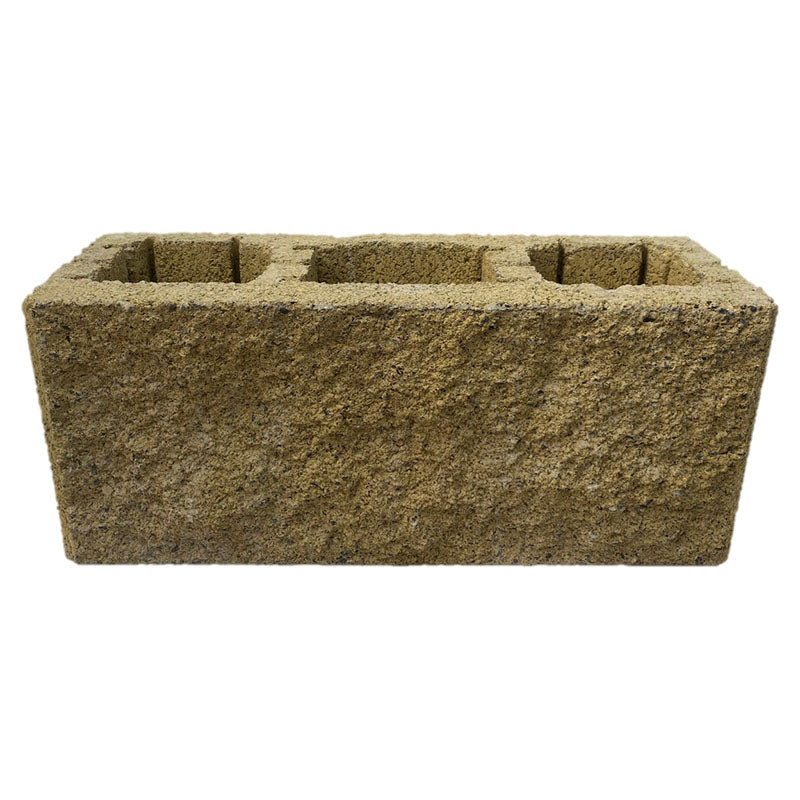 Rough yellow block 15 x 20 x 45 cm