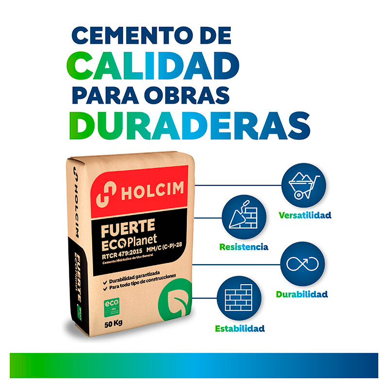Holcim - strong cement 50 kg bag