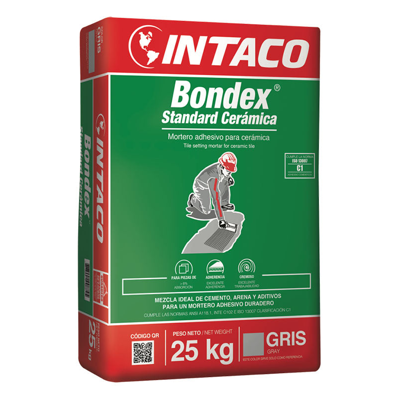Pegamento Bondex standard cerámica 25 kg