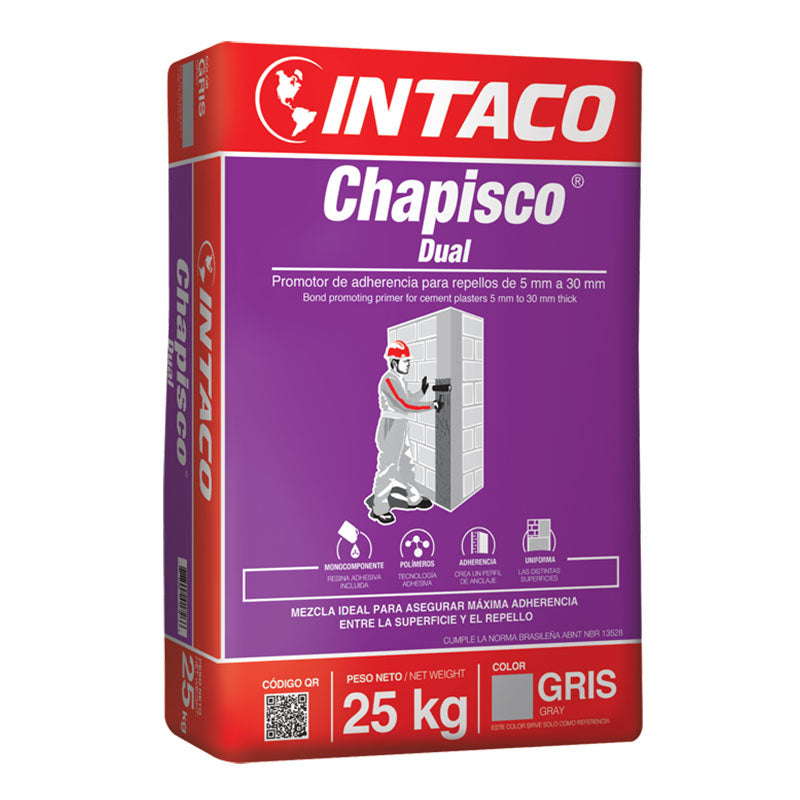 Chapisco dual Promotor de Adherencia presentación 25 kg