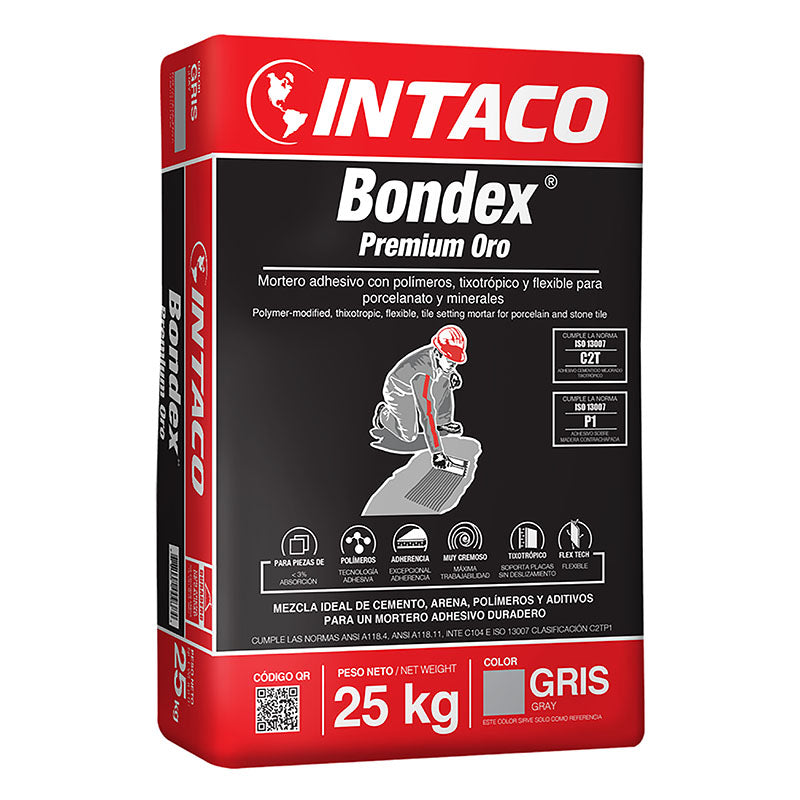 Pegamento Gris BONDEX Premium ORO 25Kg