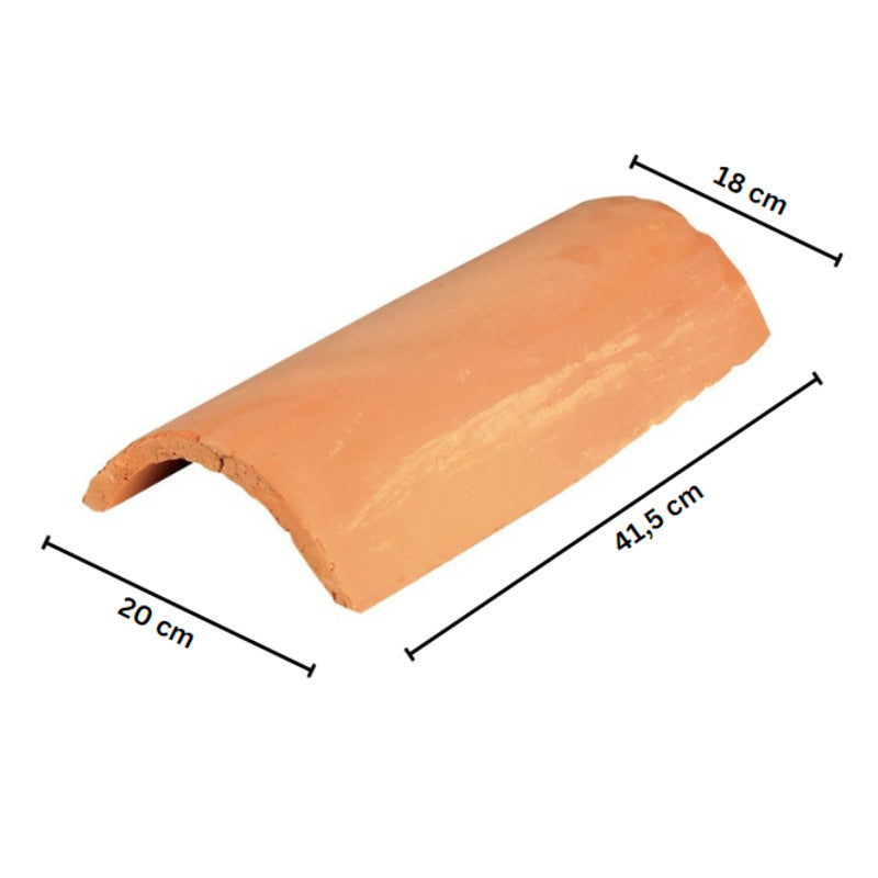 Teja colonial 1,5 x 26 x 41,5 cm