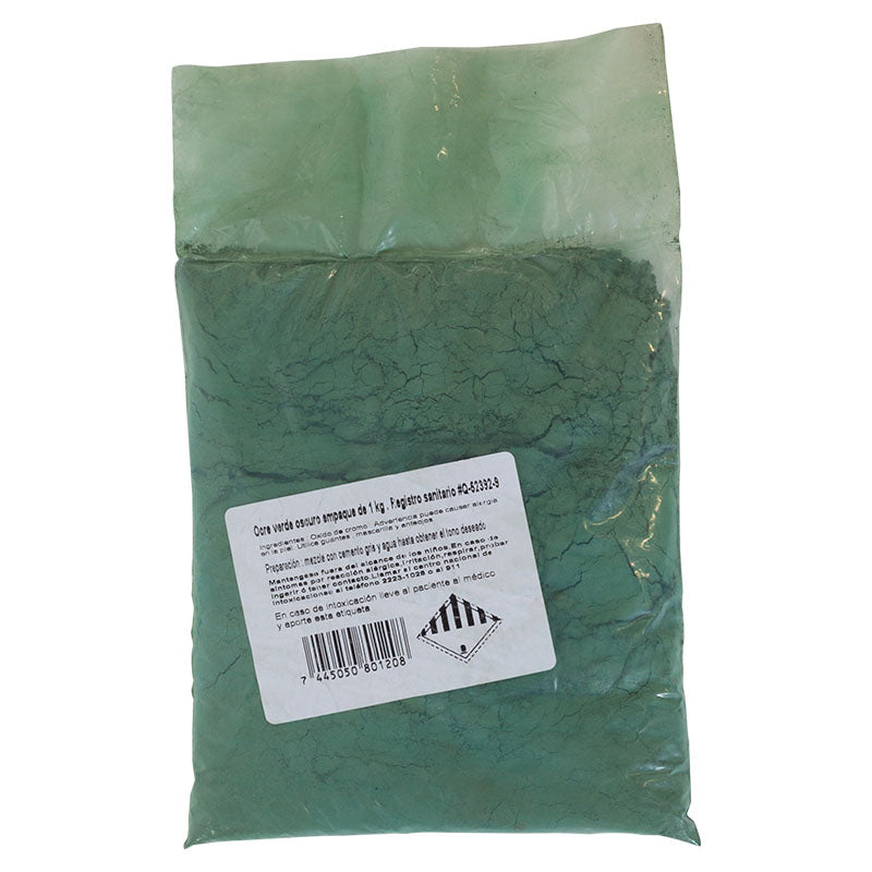 Ocre verde oscuro 1 kg