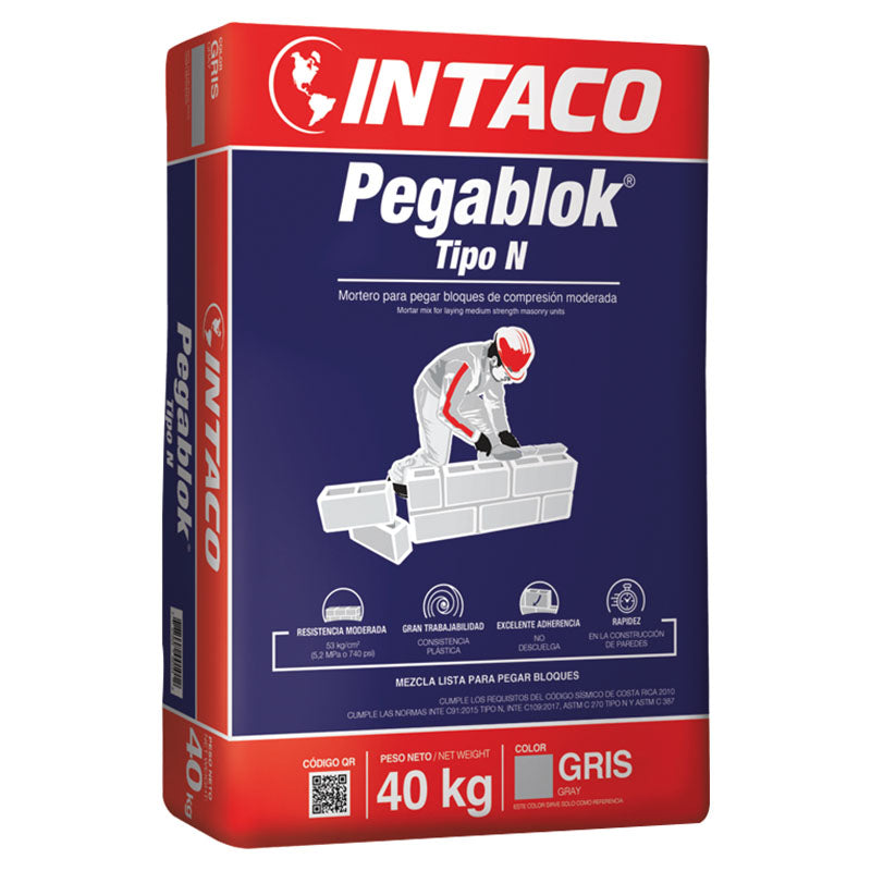 Pegamento gris Pegablok tipo N 40 kg