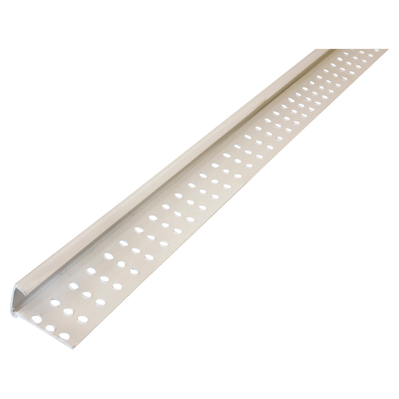 Moldura cortalágrimas plástica tipo J 1/2" 305 cm