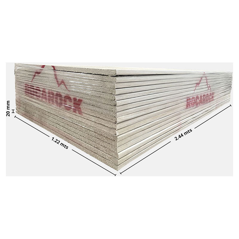 Lámina micro concreto 122 x 244 cm 20 mm rocarock