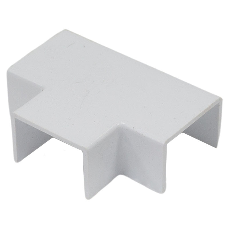 T-shaped junction for 25 x 17 mm (2.5 x 1.7 cm) cable trunking