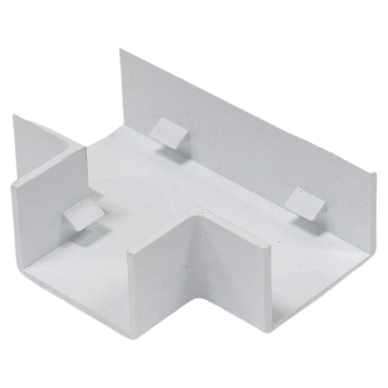 T-shaped junction for 25 x 17 mm (2.5 x 1.7 cm) cable trunking