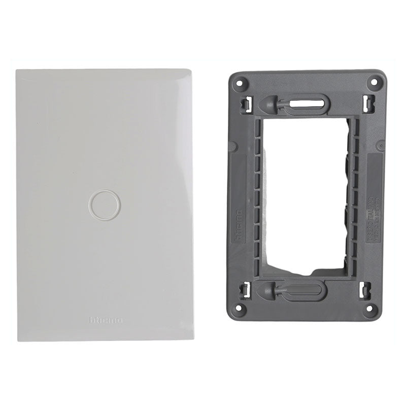 Placa ciega blanca