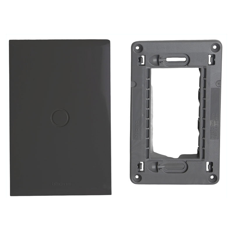 Placa ciega negra