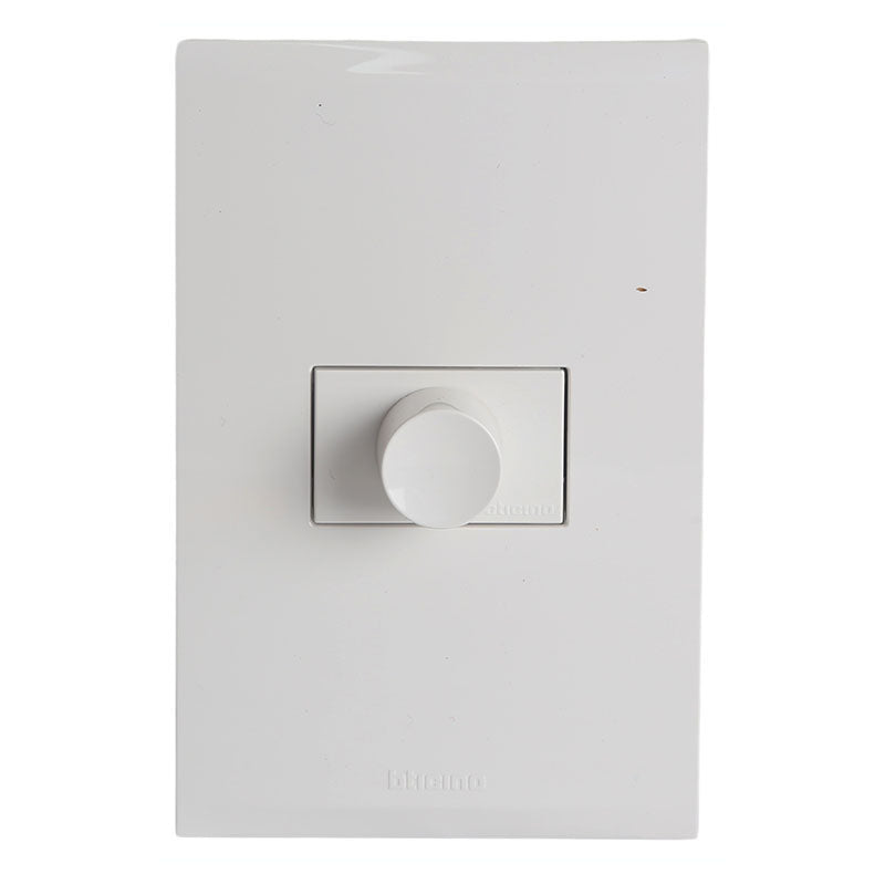 Dimmer giratorio sencillo blanco