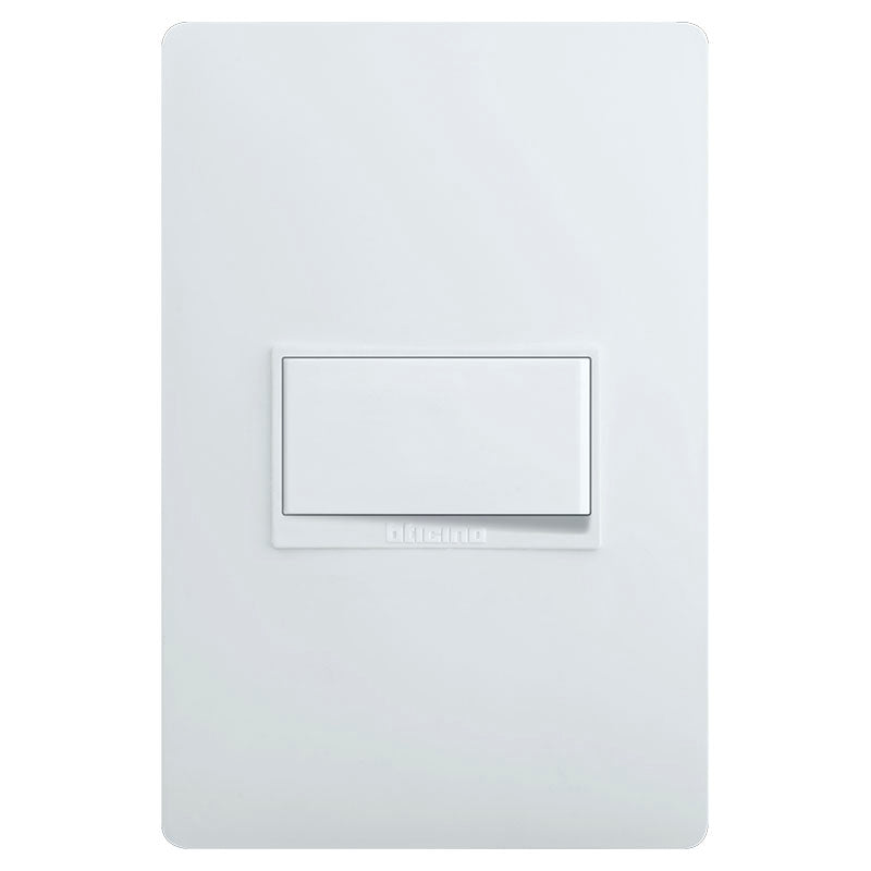 Interruptor sencillo 15 a 127 v blanco bticino lúzica