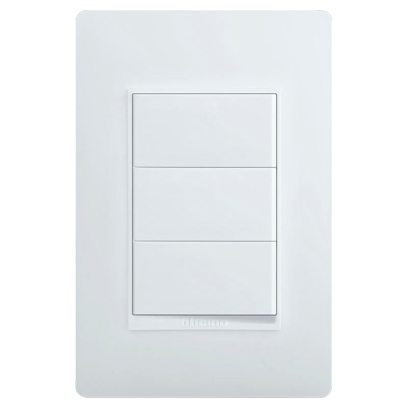 Triple switch 15 A 127 V white Bticino Lúzica