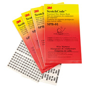 Cable marker book, numbered 1 to 45