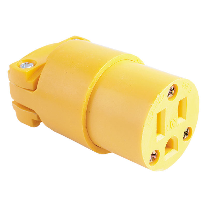 Vinyl connector 15 A 125 V