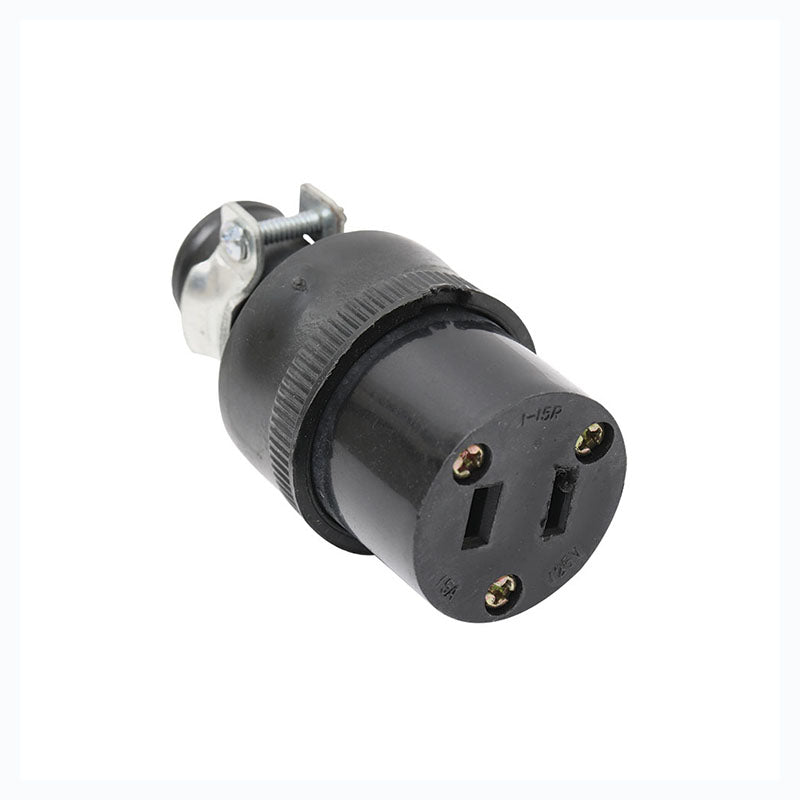 Rubber connector 15 A 125 V