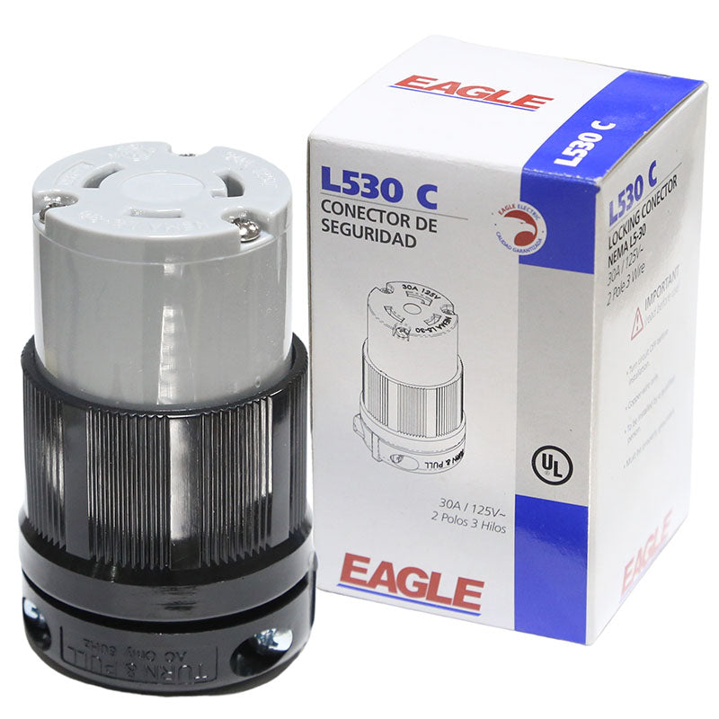 Locking connector 30 A 125 V L530C