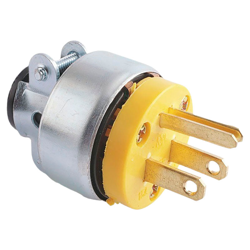 Metallic plug 125 V 15 A UL NEMA 5-15p