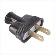 Enchufe plano negro 15 A 125 V