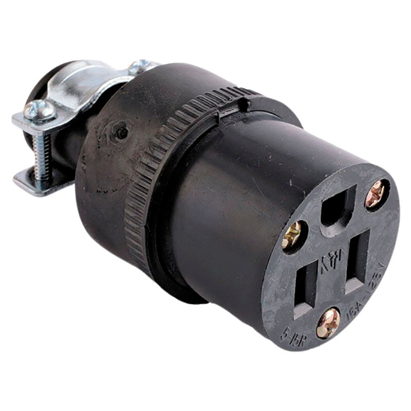 Rubber connector 125 V 15 A UL NEMA 5-15R – Ferretería EPA