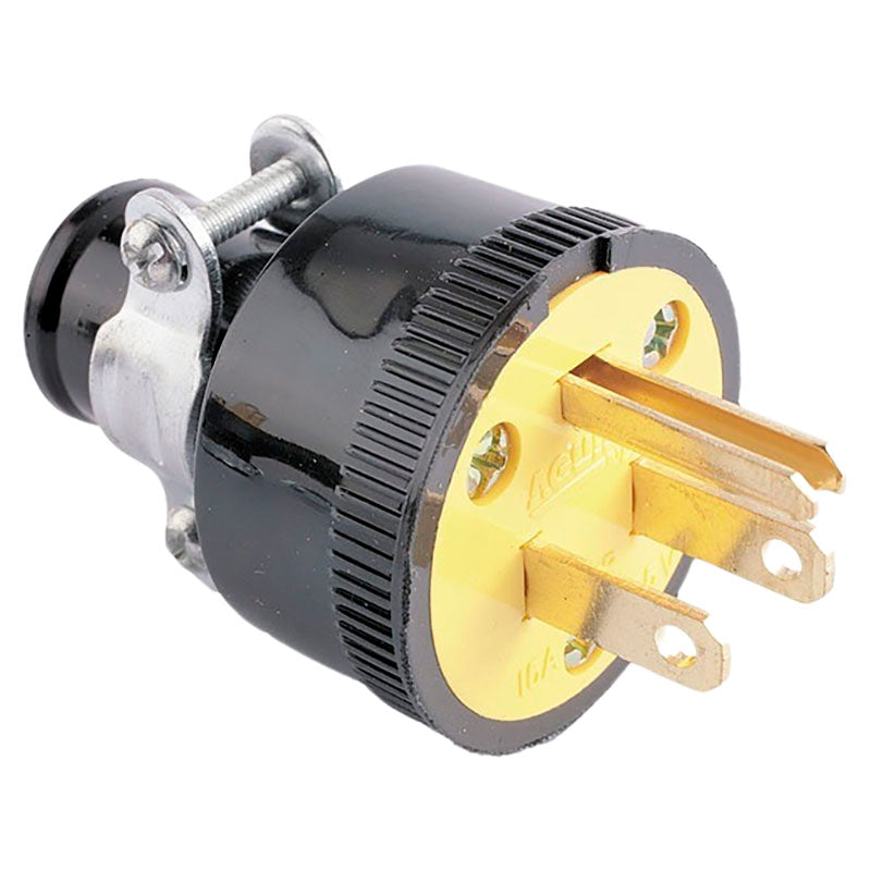 Rubber plug 125 V 15 A UL NEMA 5-15p