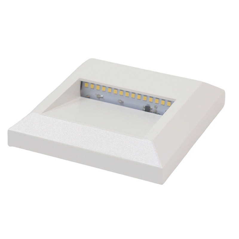 Lámpara led empotrable blanca para pared