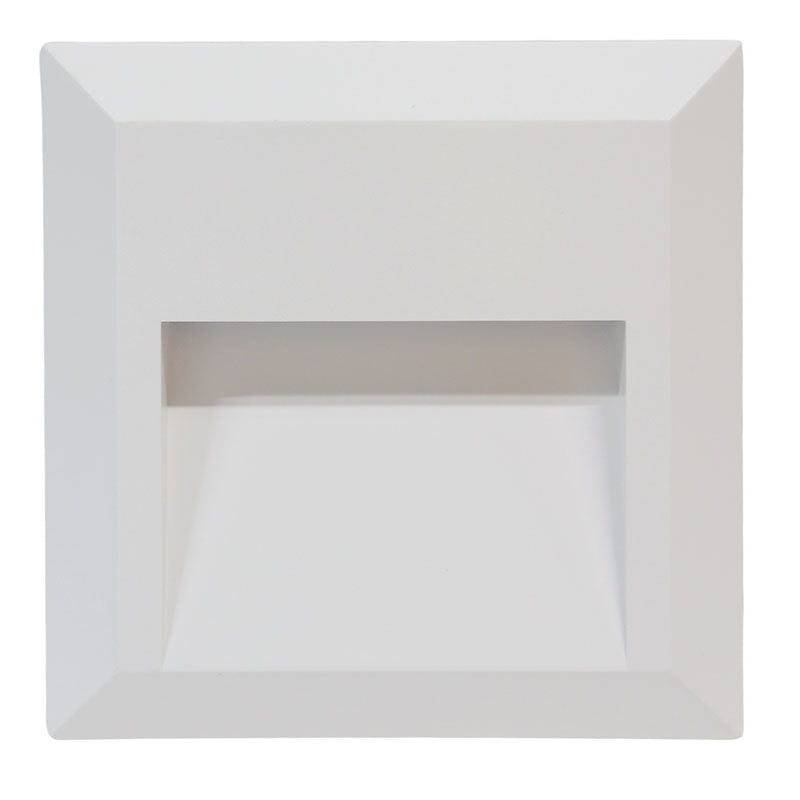 Lámpara led empotrable blanca para pared