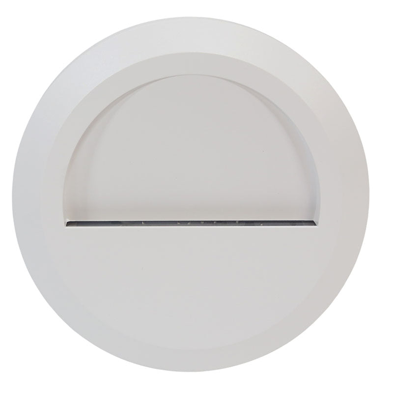 Recessed round LED wall lamp
