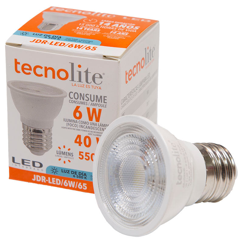 Bombillo LED 6 W PAR16 E27 luz fría